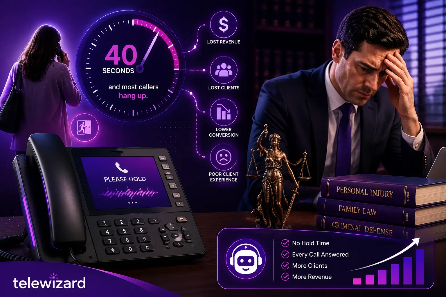 The Hidden Cost of “Please Hold” for U.S. Law Firms