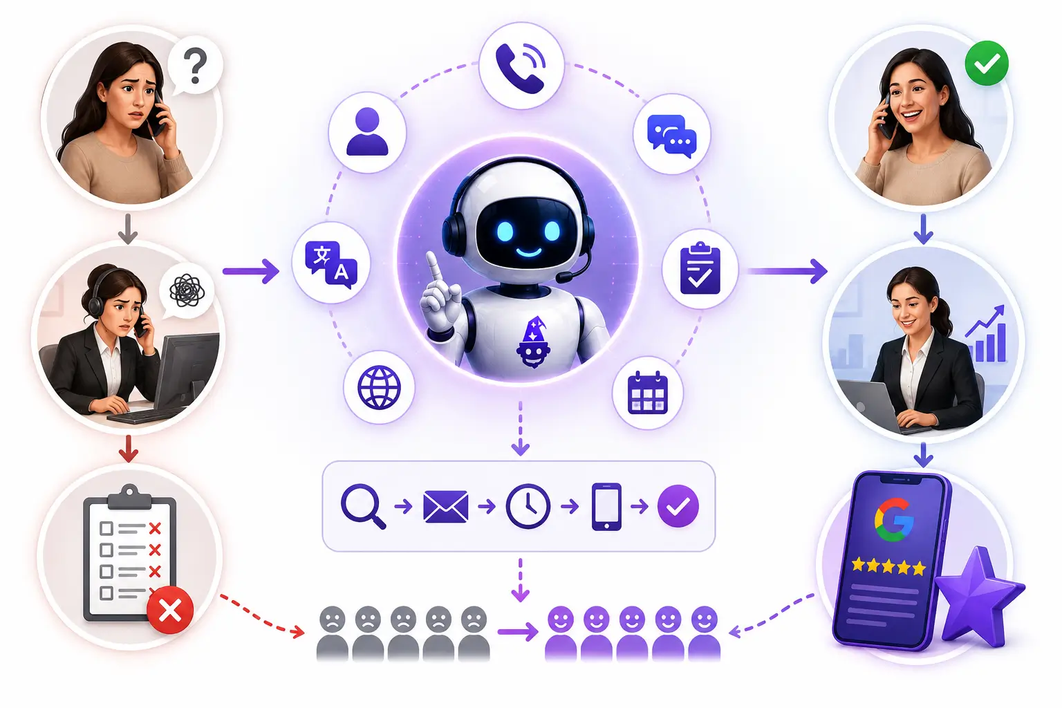 AI-driven customer service success workflow