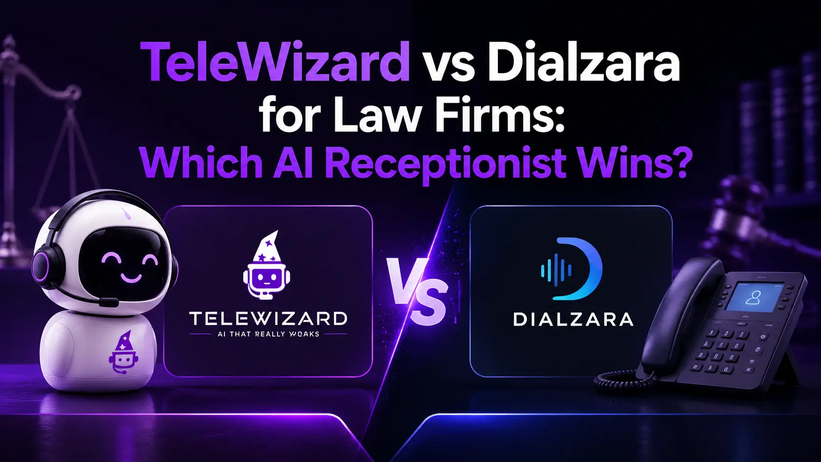 TeleWizard vs Dialzara for Law Firms: Which AI Receptionist Wins?